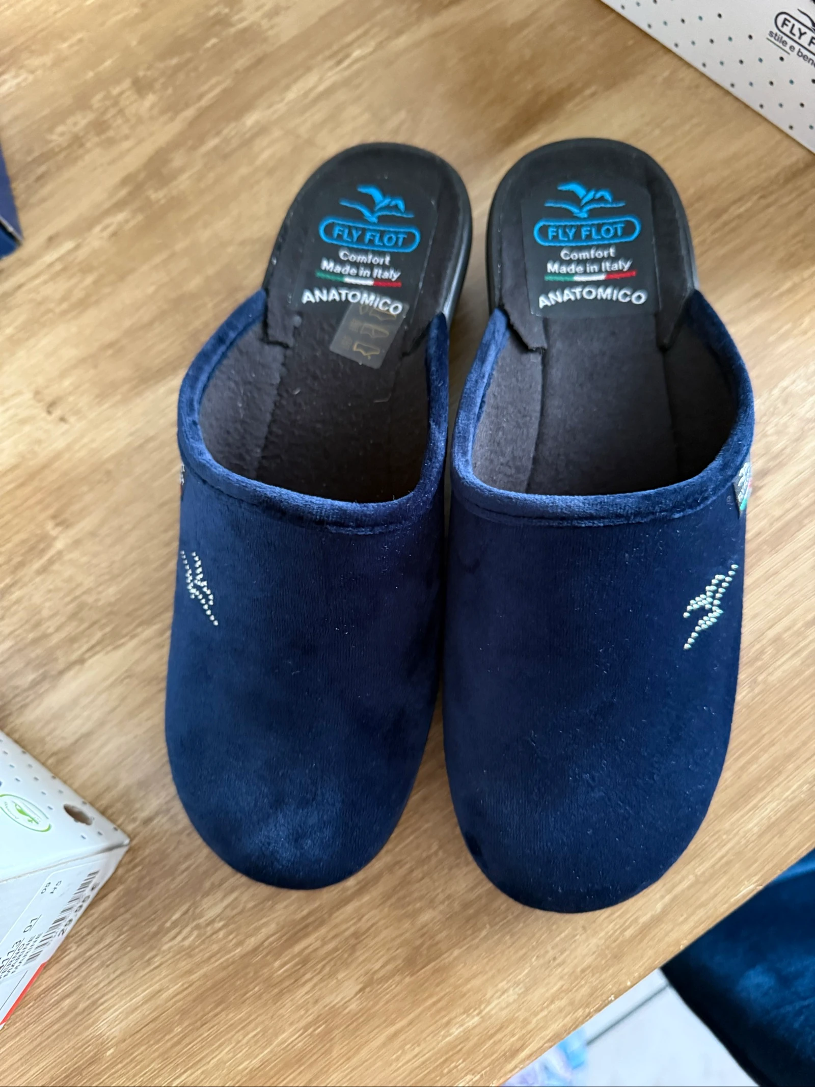 Pantufa de interior azul marinho fly flot tamanho 37 – photo 5